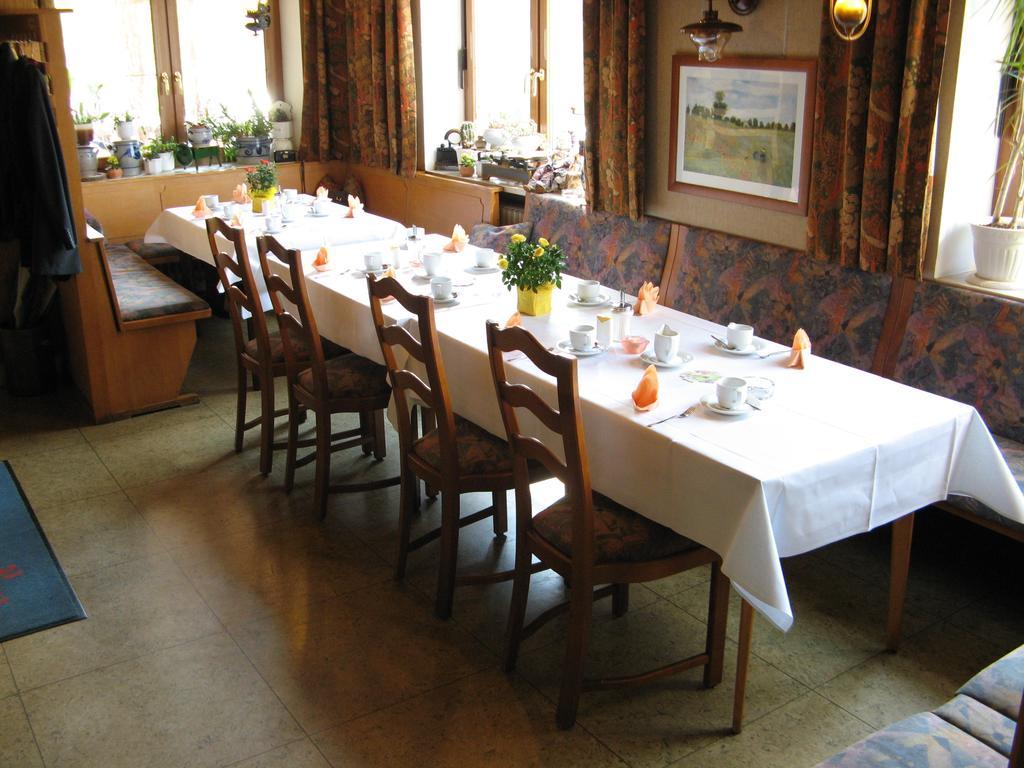 Restaurant - Pension Herrgottstal Creglingen Eksteriør billede